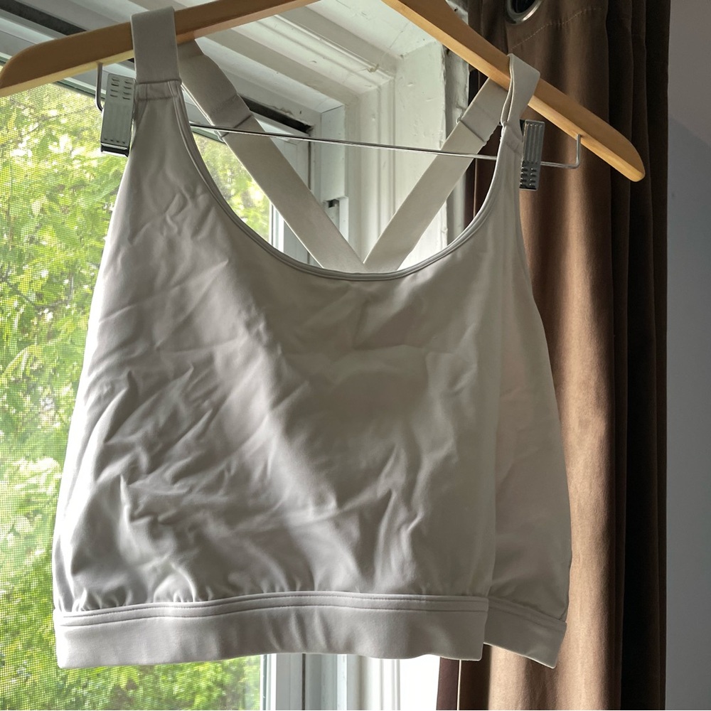 TomboyX Peak Medium Impact Sports Bra  in Fog 4XL